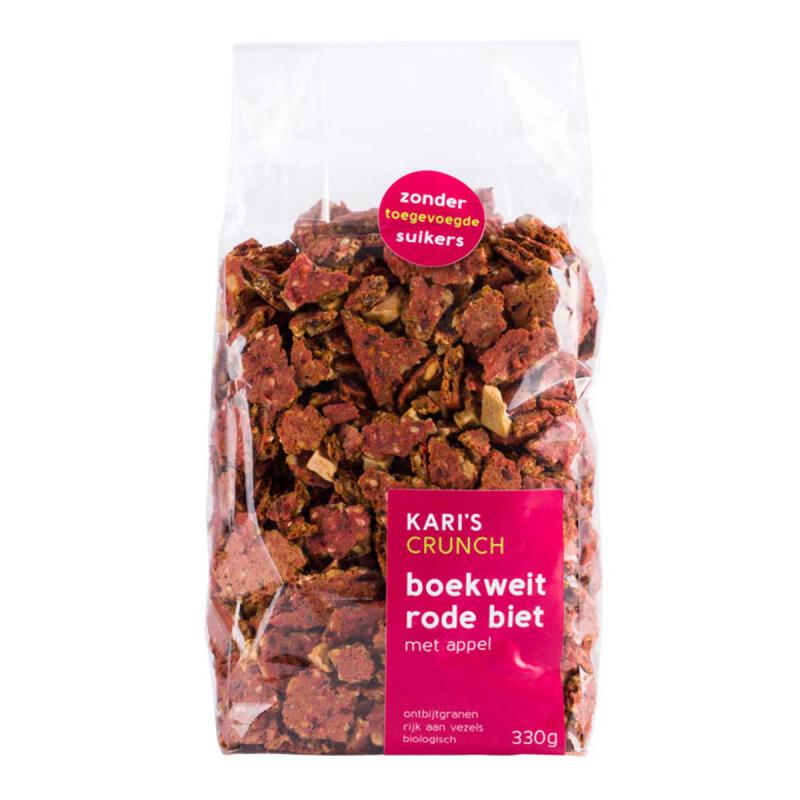 Granola boekweit rode biet van Kari`s Crunch, 5 x 330 g